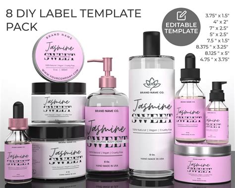 Custom Cosmetic Labels, Print Makeup Labels .